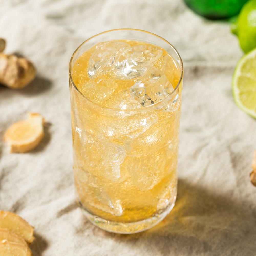 Vodka, Ginger Ale & Lime